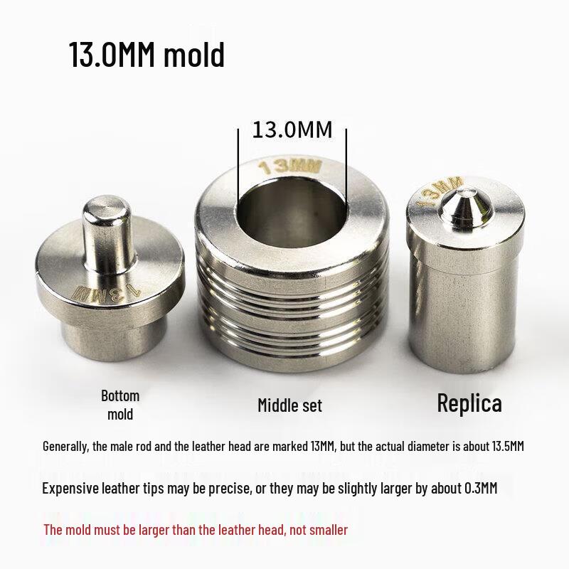 13mm Billiard Cue Tip Hydraulic Mold