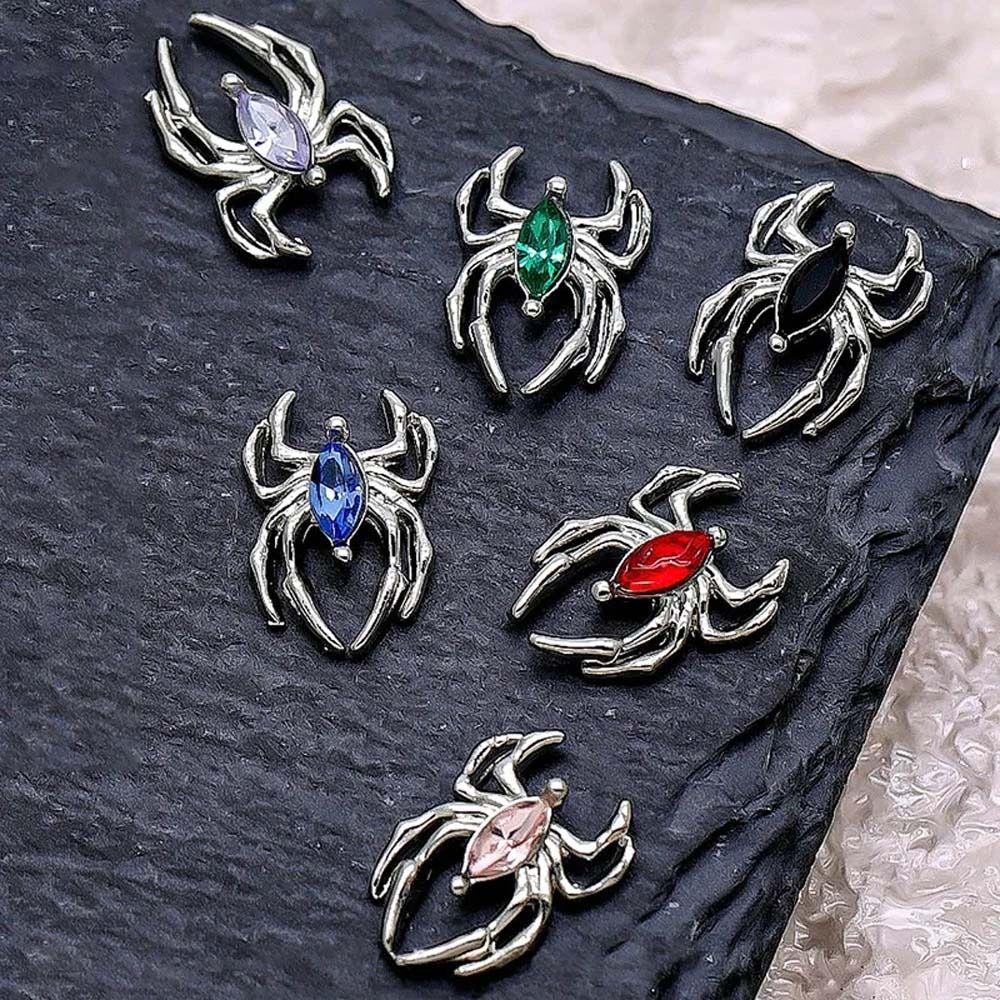 5pcs/set Nail Art Decorations Spider Horse Eye Nail Decorations  Lady