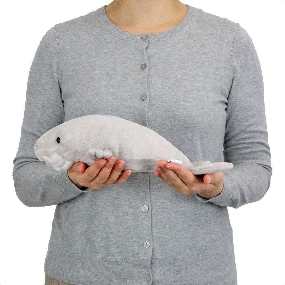 Calorata Dugong Plush Toy (Nestling SeriesSoft Touch) Realistic Animal Toy Doll Gift Present Birthday (Twice Tested)  Christmas Present
