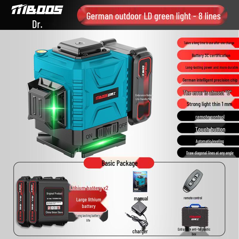High-Precision Outdoor Anti-Drop Infrared Leveler