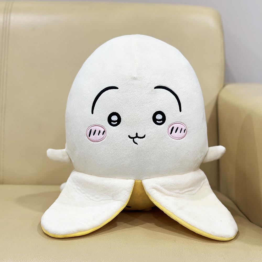 Cute Peeled Banana Plush Toys Fruit Banana Plush Dolls Throw Pillow Living Room and Bedroom Decoration For Kids Girls Gifts