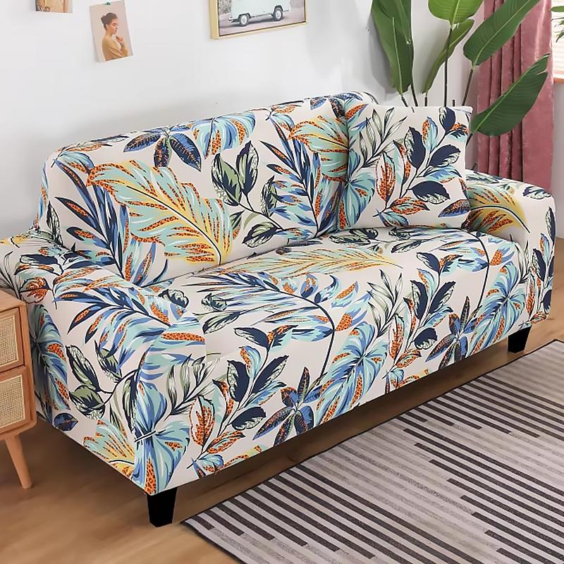 Printed Sofa Slipcover Stretch Sofa Covers For Living Room Pets Kids Chair Couch Cover I Shape Corner Sofa Anti-Cat Scratch