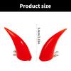 2PCS Devil Horn Hair Clip Set for Adult Kids Novelty Dark Series Horn Side Clip Party Stage Performances Costume Hairpin