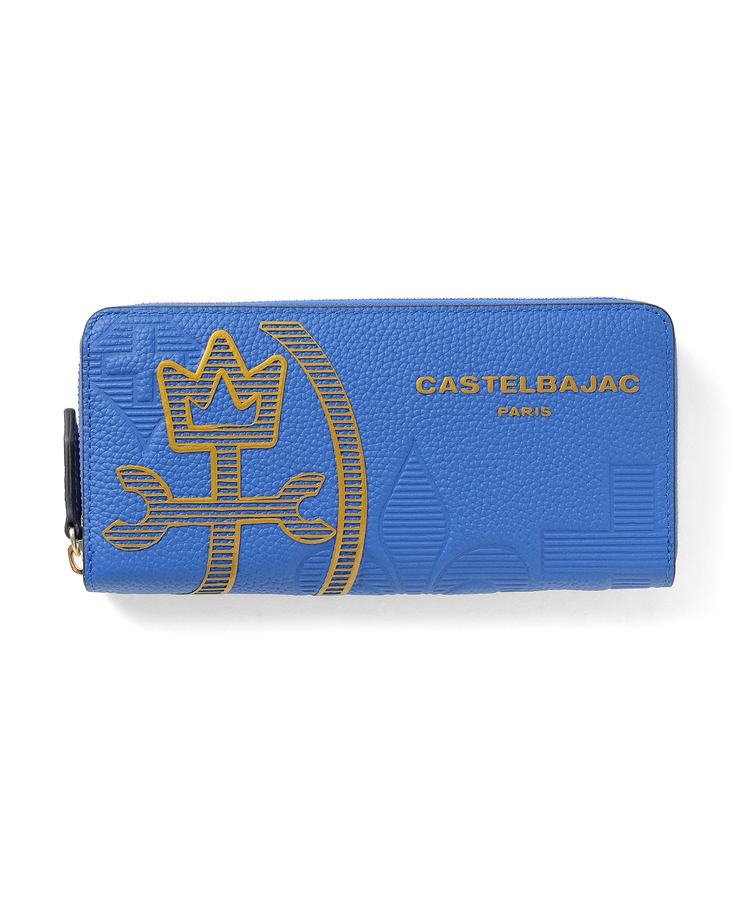 

Castelbajac Canelé Small Round Zipper Long Wallet No. 35625 Blue