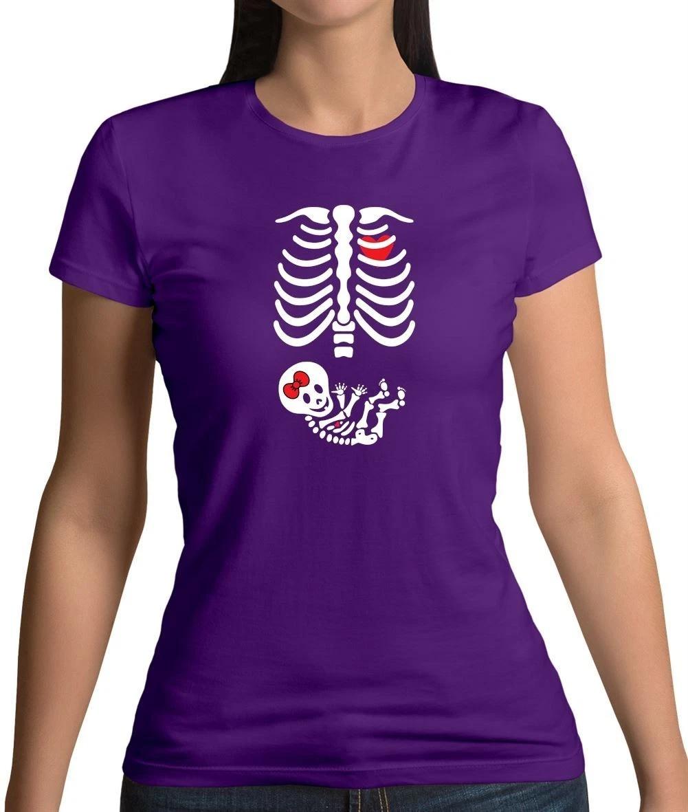 Skeleton Baby Girl Pregnancy - - Halloween Funny Pregnancy Cute 140