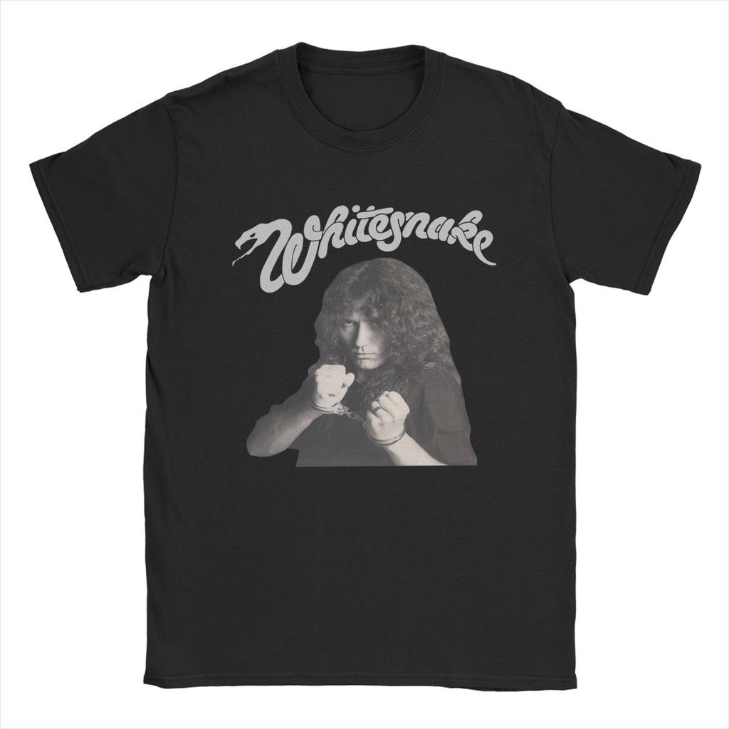 Members Whitesnake Band T Shirts Men Pure Cotton Amazing T-Shirt Round Neck Tee Shirt Short Sleeve Tops Gift Idea