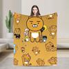 K-Kakaos F-Friends Tube Apeach Ryan Trio Blanket Quality Warm  Throw Blanket Winter Picnic Home Decor Aesthetic Bedspread