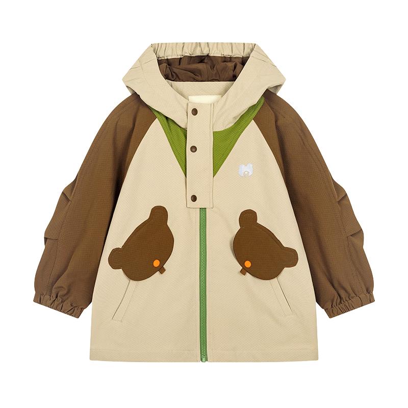 M.Latin Kids' Color-block Outdoor Windbreaker