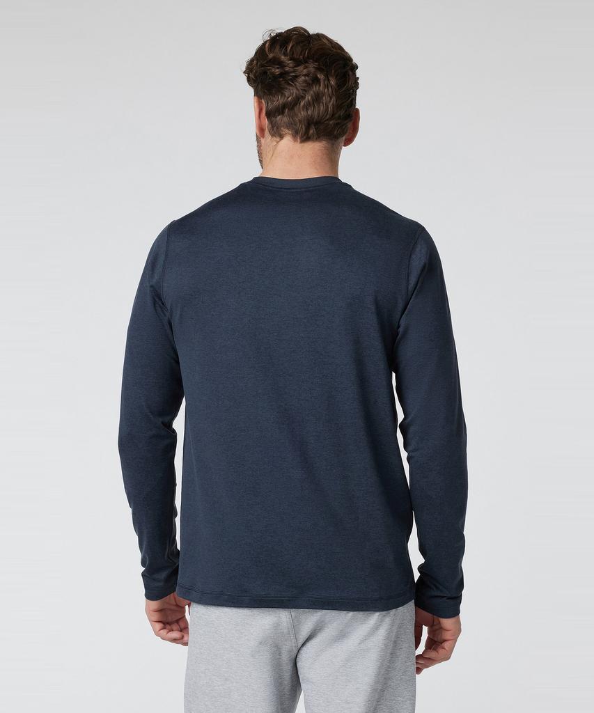 VUORI [Men'S] Long Sleeve Ponto Performance Tee_Navy Vr16120006