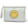 ANYA HINDMARCH Am a Plastic Pochette Wink In Recycled Canvas "I Bag" (181037) [Used]