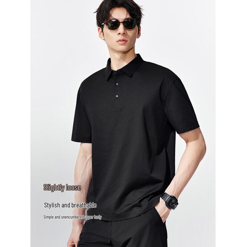 Mr. Cotton Men's Sorona Loose-Fit Breathable Polo Shirt