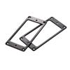 2Pcs Electric Guitar Dual Pickup Curved / Flat Humbucker Pickup Mounting Frames / Rings Les Paul LP Guitar Accessories