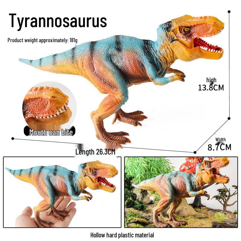 Jurassic Simulation Dinosaur Toys: Spinosaurus, Tyrannosaurus Rex, Mosasaurus