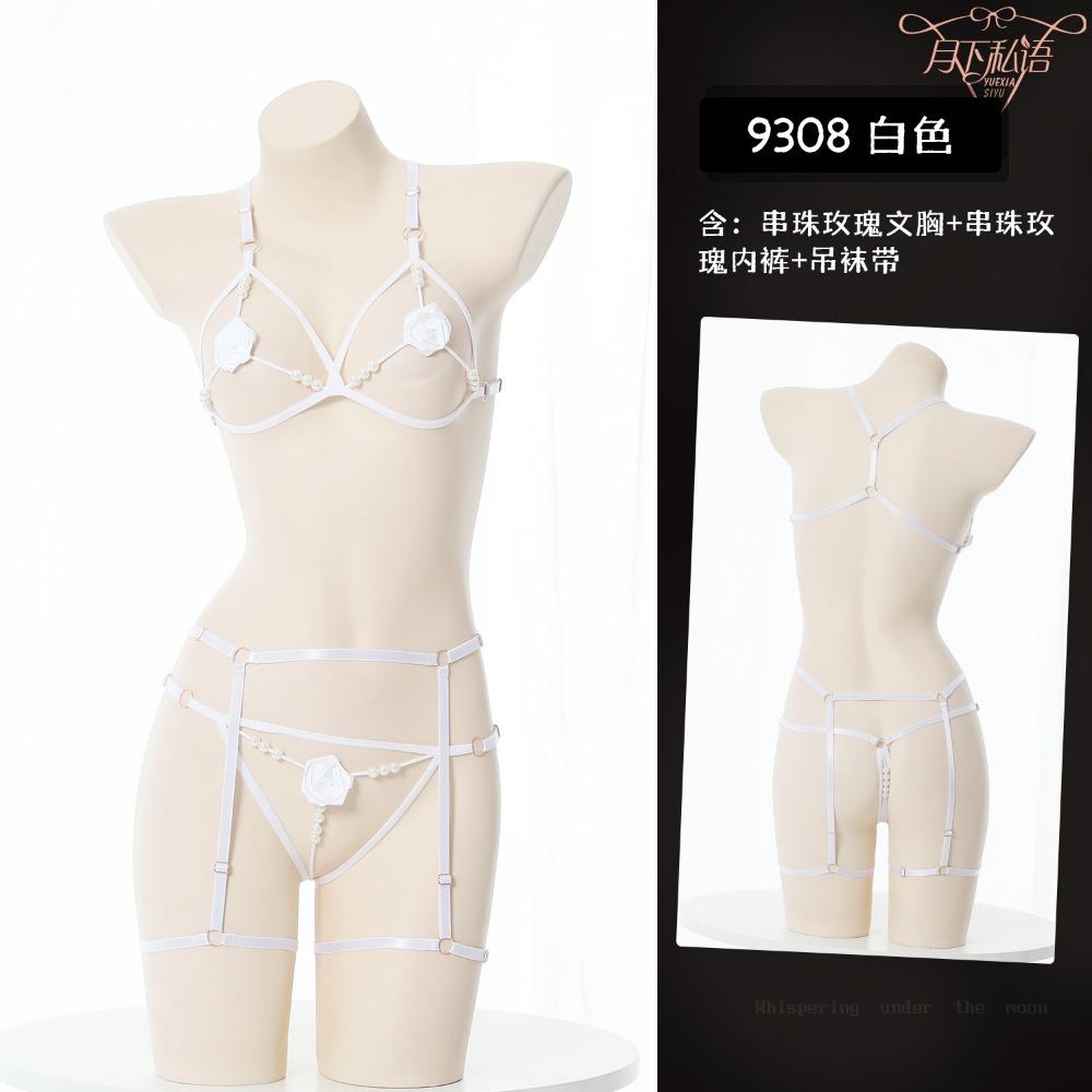 Whispering Under The Moon, Charming Mini Flower Sex Set, Three-point Cute Wholesale 9308