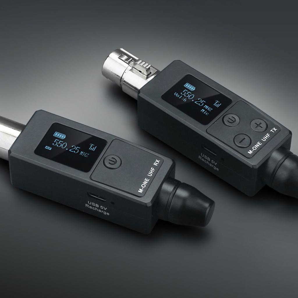 Reliable Wireless Microphone System Transmitter for Stage,Speeches and Studio Recording Reliable 48V Converters