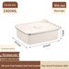 304 Stainless Steel Square Lunch Box with Cutlery
