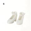 1 Paar Plastikpuppe Bunte Lange Kniehohe Stiefel Weibliche Puppenstiefel Socken Puppenschuhe Passen Fußlänge 2,2 cm Puppenzubehör