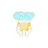 5 Stück Anstecknadel Cartoon Pilze Mini Abzeichen Aufnäher Selbstmontage Elegantes Accessoire Kleidung Schmuck Ornamente Lieblich