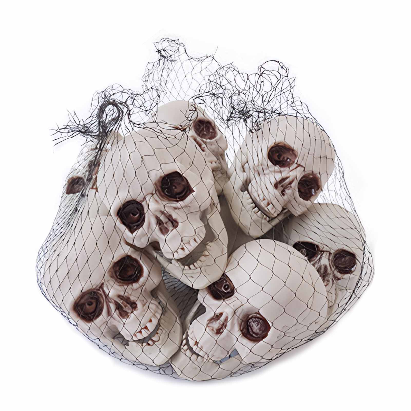 Scary Ornaments Spooky Props Halloween Creepy Doll Head Horror Prop Set For Haunted House Graveyard