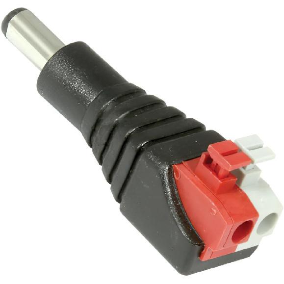 Seco-Larm CA-161P Безвинтовой штекер 2,1 мм DC - клеммная колодка