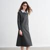 Chuyu Women's Faux Two-Piece Pique Polo Dress