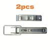 2pcs Heavy Duty Trailer Locking System Flip-Type Large Clip On Mechanism Keyed Coded For RV, Boat, Caravan, Truck, Trailer