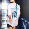 New MLB New York Yankees SS22 T Shirt Unisex Ecru 3ABS00221-50WHS