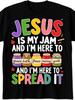 Im Here To Spread Christian Bible Tshirt Unisex Retro Faith Apparel Sm Pure Shortsleeve Tee With Cute Bible Verse Design For Church Casual Wear