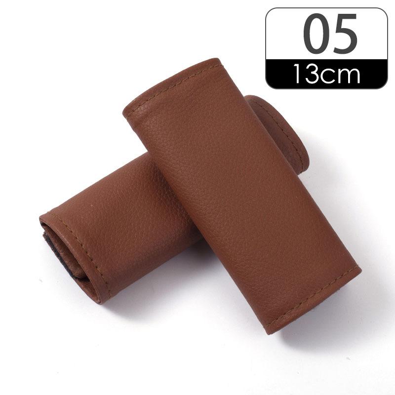 2PCS Car Door Inner Handle PU Leather Cover Door Handle Leather Protective Case Car Styling Interior Upgrades Auto