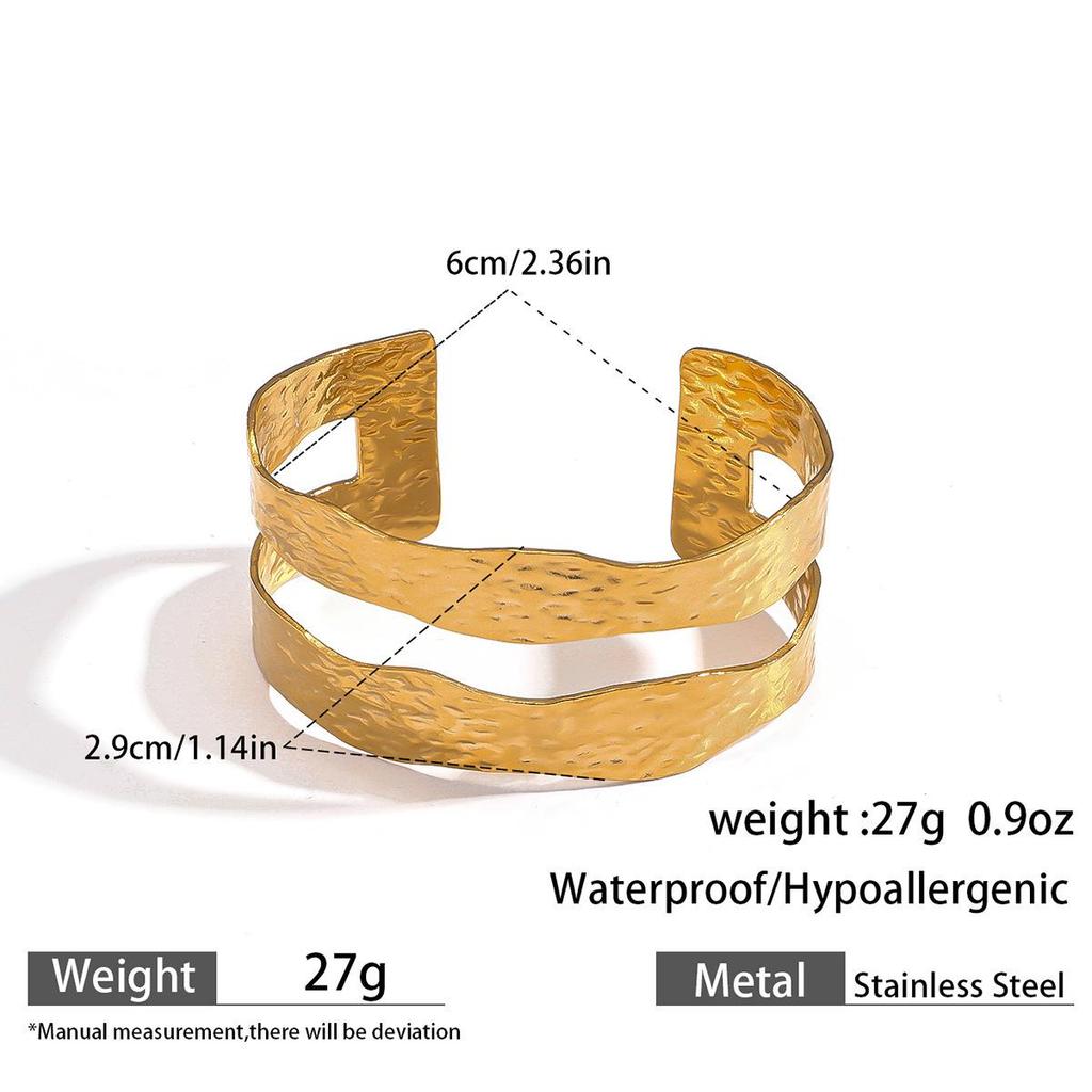 European & American Ocean Style Stainless Steel Bracelet with Starfish, Seashell, Coral Flowers, and Natural Stone Bangle Hand Jewelry.