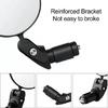 Universal Bicycle Mirror Rearview Adjustable Rotate Wide-Angle Cycling Handlebar Rear View Mirrors for MTB Road Bike Accessory
