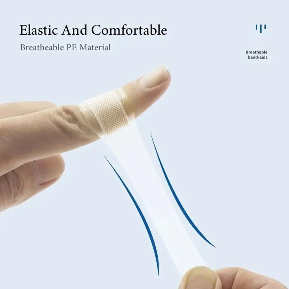 50/120Pcs Waterproof Transparent Band Aid Self Adhesive Wound Care Bandages for Sports Bathing Swimming Shower Injury Protection