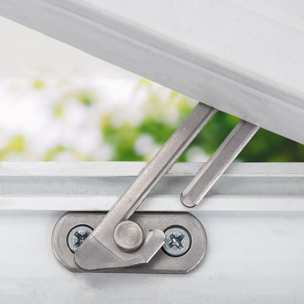 Window Hook Latches Cabinet Locks Window Protection Limiter Locator Adjustable Window Support High Quality Home Hardware