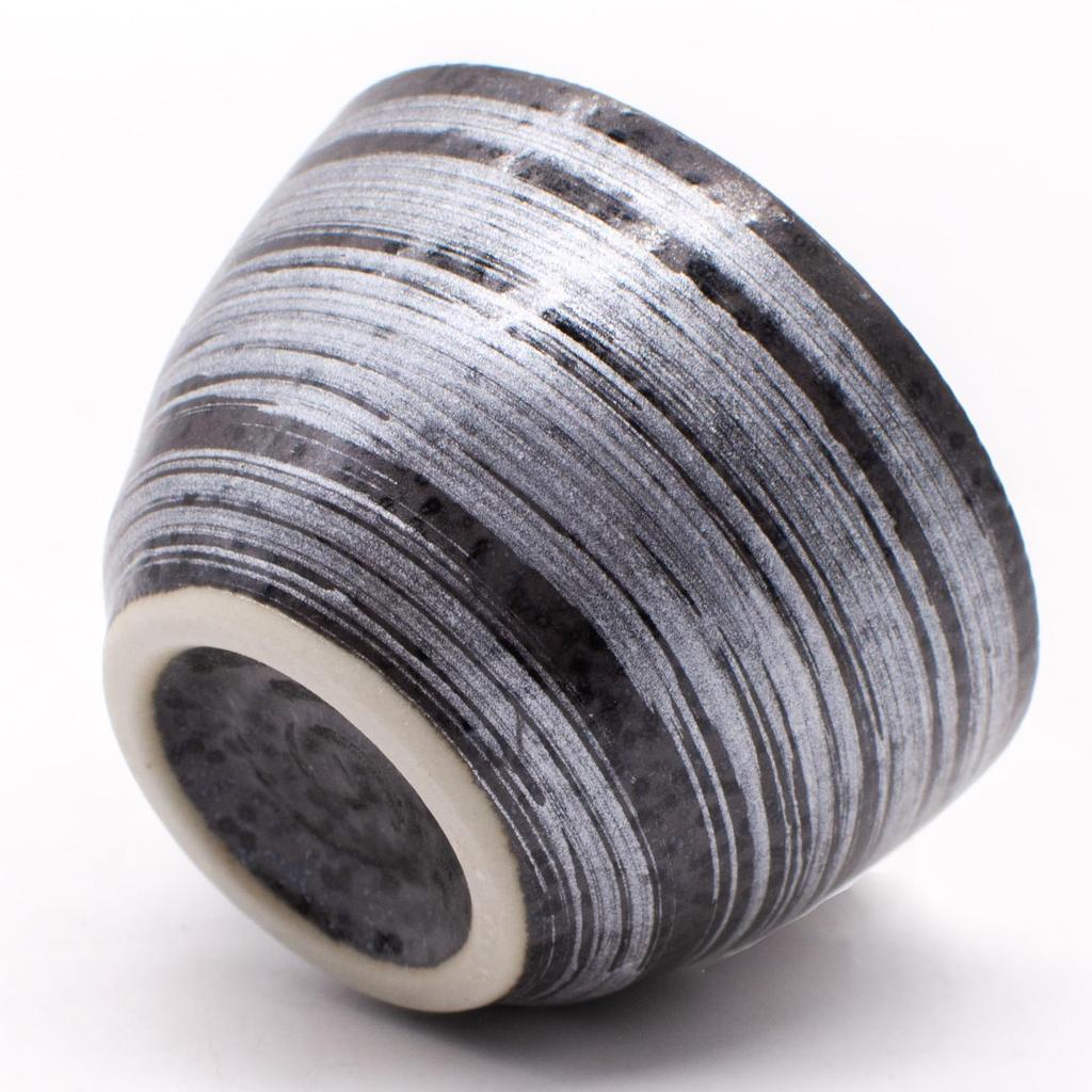 Mino Ware Sake Cup Brushstroke Approximately In Diameter X In Approximately 40ml Microwave and Dishwasher Made In (guinomi/ochoko), Pattern, 5.5cm