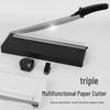 3-in-1 Multifunktions-Papiercutter: Foto-Trimmer, Aufbewahrungsmesser, Eckenabrunder