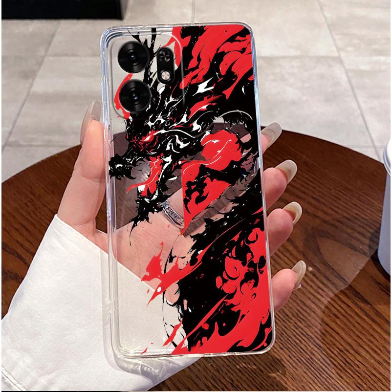 Cute Funny Graffiti Cat Pattern Phone Case For Honor Play 60A 5G / Honor X6d 5G Transparent TPUck Shockproof Soft Casing