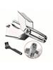 1pc,Washable Manual Nose Hair Trimmer For Men And Women, Stainless Steel,Portable Nose Hair Clippers