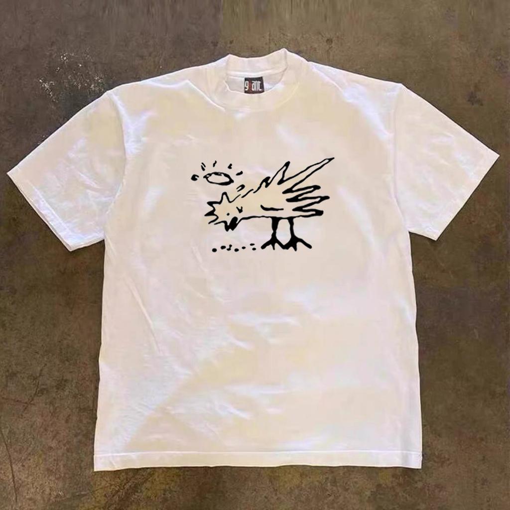2026 New Retro Pure Cotton ShortSleeved TShirt Mens and Womens HipHop Stylish MultiUse Top Trendy On Instagram