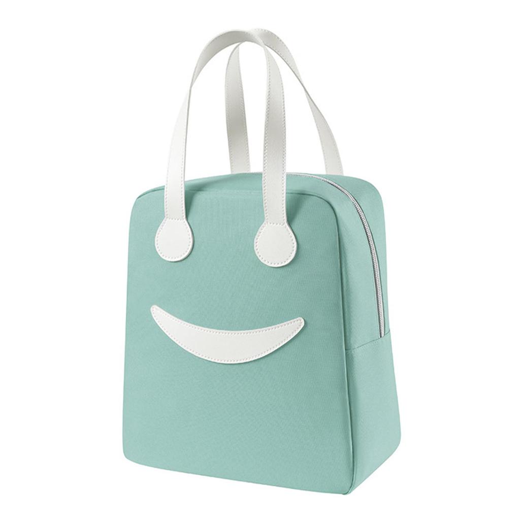 Lunch Bag Insulated Hand Carry Oxford Cloth Cute Large Capacity Lunch Box Bag for School  