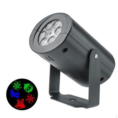 Luci LED Proiezione Fiocco di Neve Natale Festa Neve Cadente Mobile Decorazioni