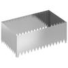 Lawn Edging 100 X 60 X 35 Cm Steel Silver