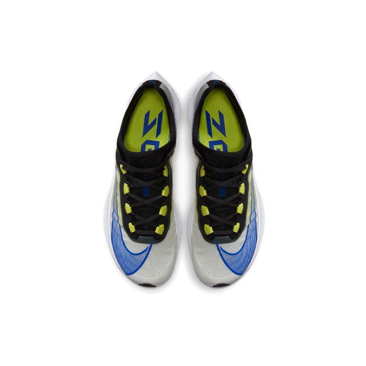 Nike Zoom Fly 3 Cyber Racer Blue Men Sneakers White Black AT8240-104