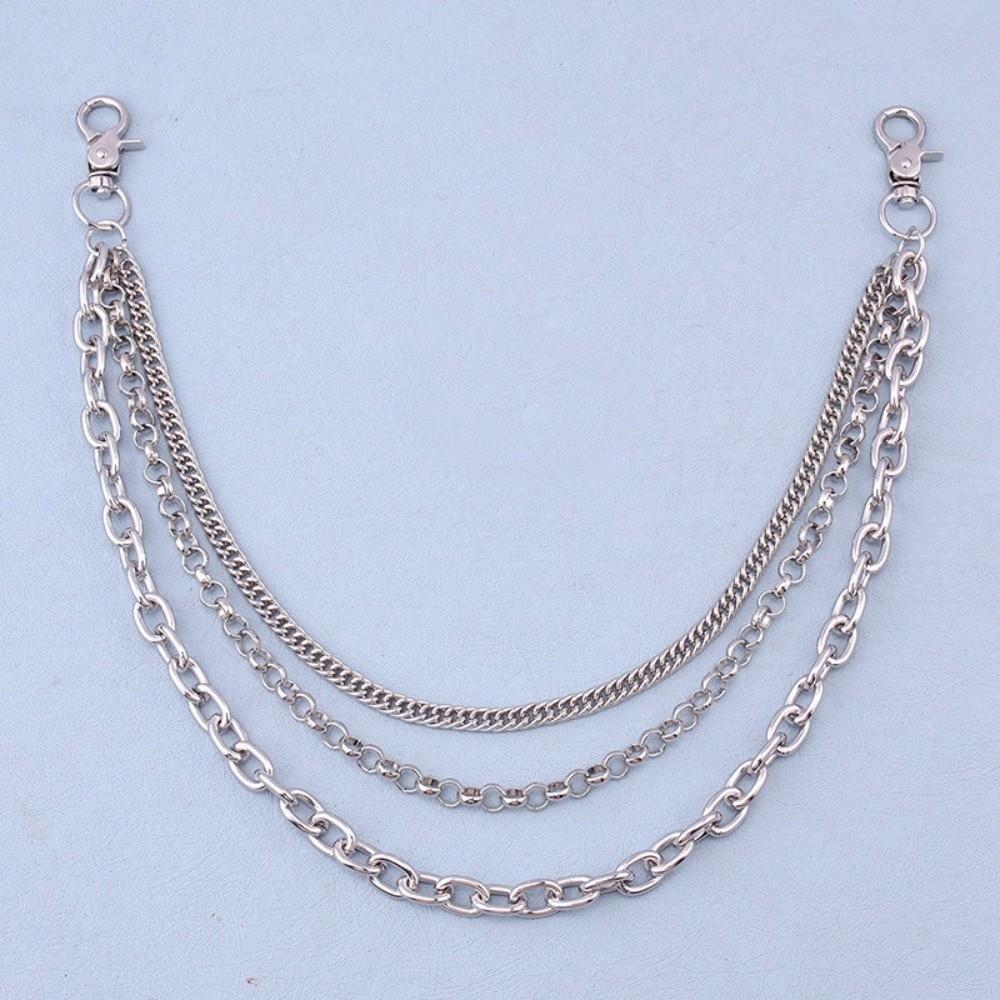 Metal Pants Chain Punk Rock Belt Chain Retro Jean Chain for Women Men