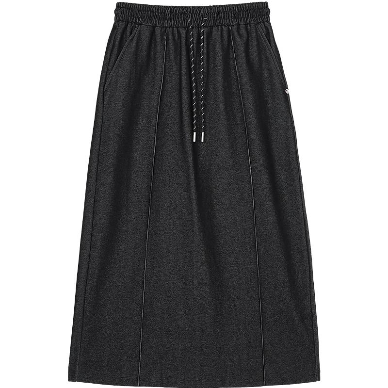 Betu Women's 2025 Autumn Old Money Style Midi Skirt