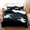 Home Textiles, Astronaut Three-Piece Set, Digital Printed Bed Sheet Quilt Three-Piece Set