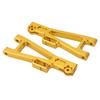 2Pcs Front Rear Lower Swing Arms Aluminum Alloy Lower Suspension Arm for JLB 1Celsius10 Car Truck Series