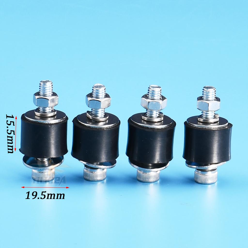RC Boat Gas Marine Aluminium Engine Mount Fixing Holder / Rubber Shock for Zenoah 26CC/29CC/30CC & QJ26CC Engine