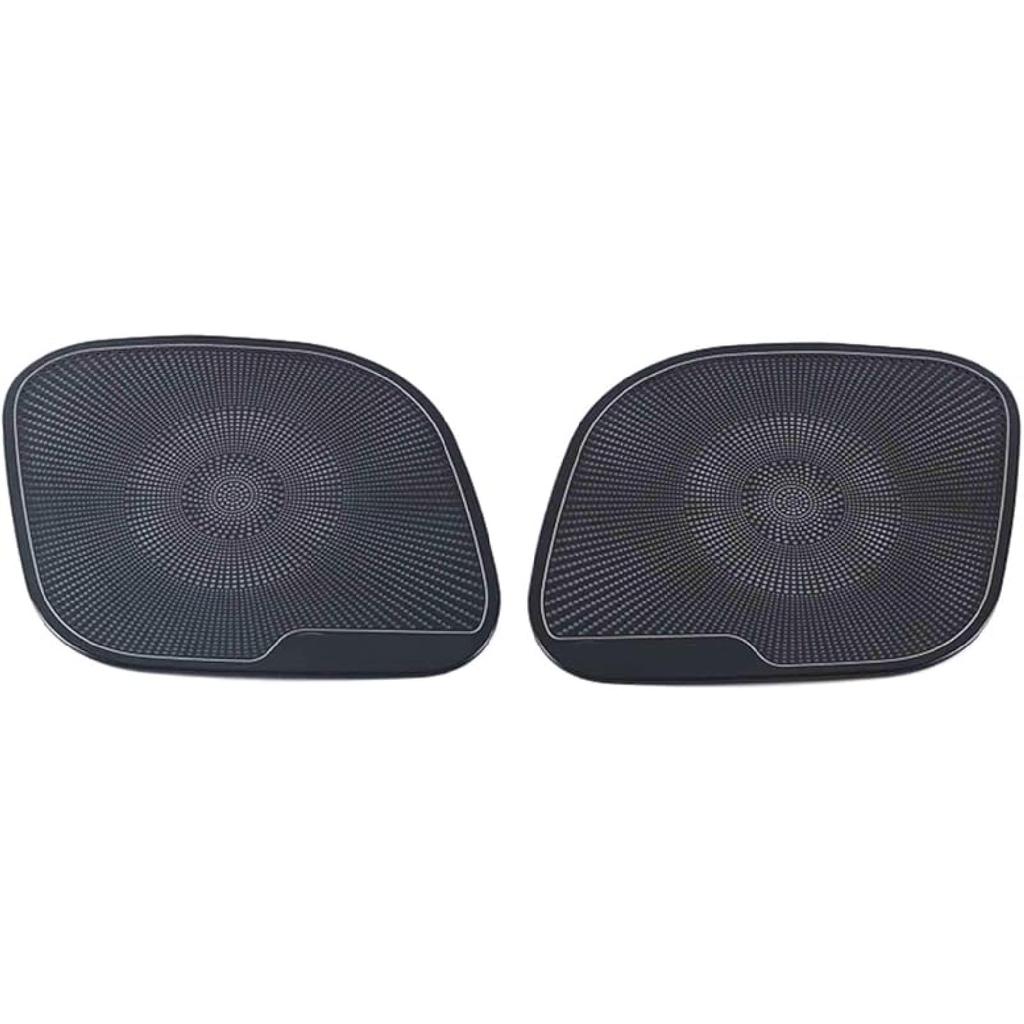 Compatible with Tesla Model Y 2021 2022 Interior Trim Car Audio Speaker Cover Sticker Door Loudspeaker Cover Under Seat Outlet Vent Trim (Color :