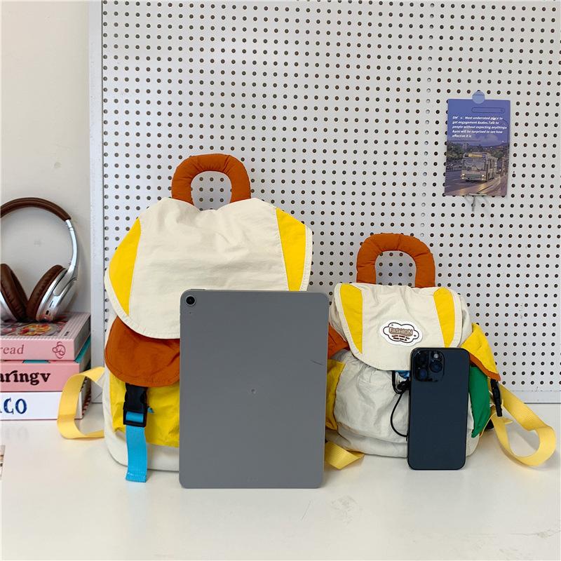 Schoolbag Parent-child Sports Backpack Leisure Outdoor Boys and Girls Travel Kindergarten Small Schoolbag Light Color Matching Cute