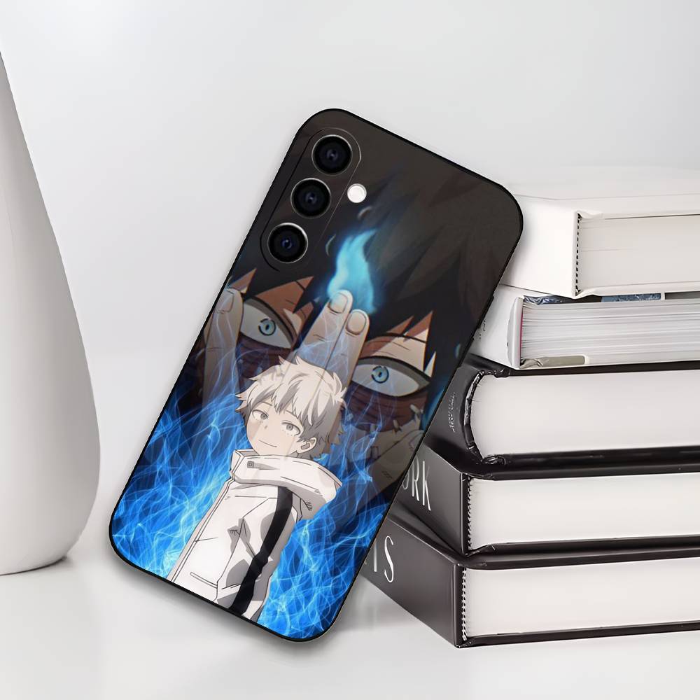 D-Dabi Blueflame T-Toya Todoroki Phone Case For Samsung Galaxy A73,A72,A71,A70,A53,A52,A51,Soft Silicone Black Cover